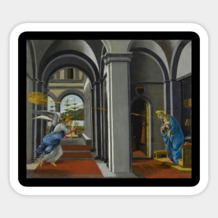 The Annunciation by Sandro Botticelli Sticker